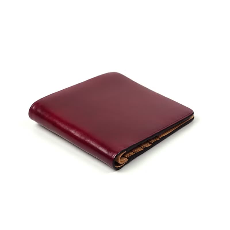 Square bifold wallet /Oxide RED