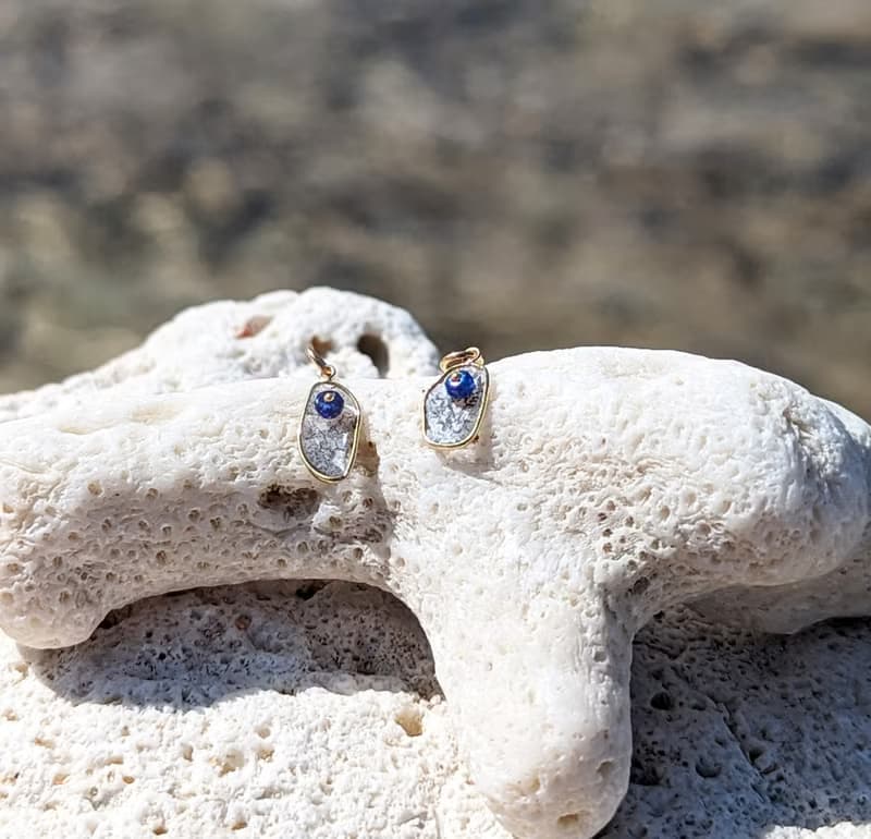 Nebulous Starfield Drift椒鹽鑽+寶石墜子項鍊