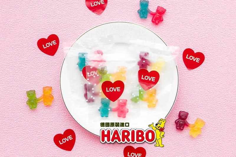 囍字 LOVE 牽手小熊軟糖 2入 磨砂密封袋裝(口味隨機貼紙2款可選)