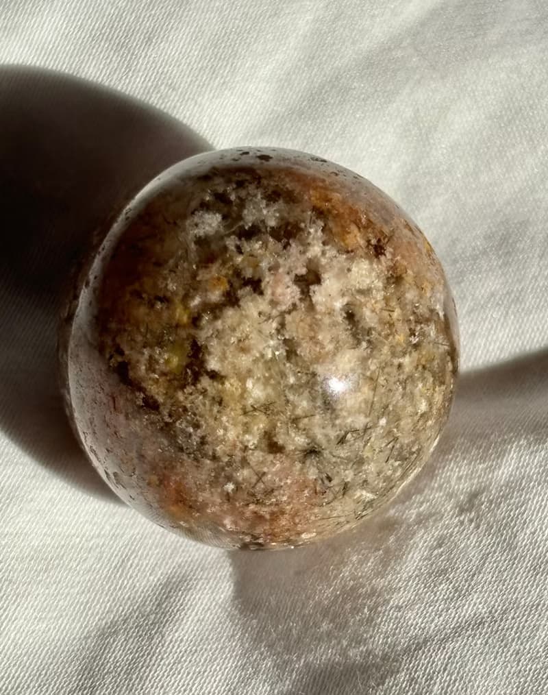 四季幽靈 黑髪共生 粉紅 黃 紅幽靈 白幽靈 水晶球 全包 手把玩