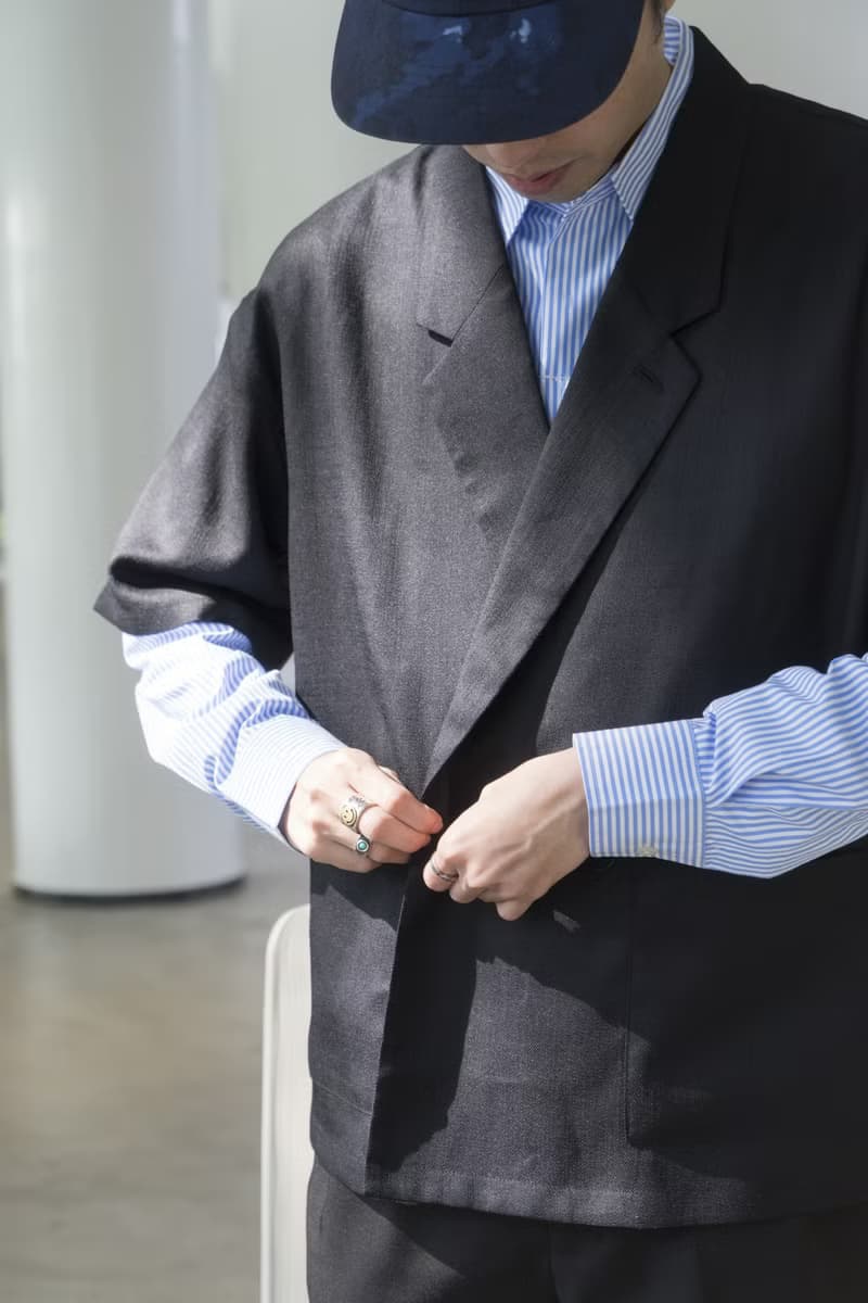 Suit 誠意推薦 日系潮流寬鬆雙排扣短袖休閒西裝襯衫外套 Blazer