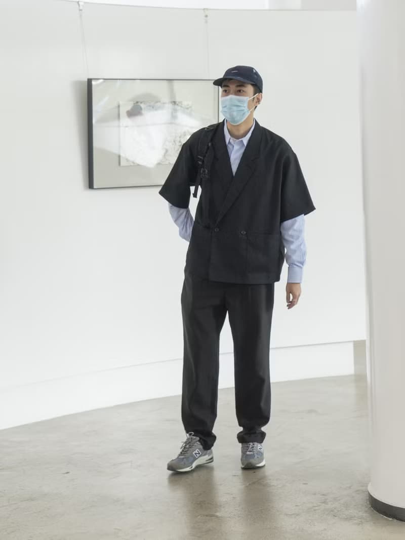 Suit 誠意推薦 日系潮流寬鬆雙排扣短袖休閒西裝襯衫外套 Blazer
