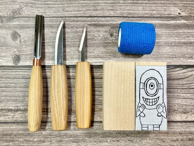DIY 手作雕刻材料包-小小兵