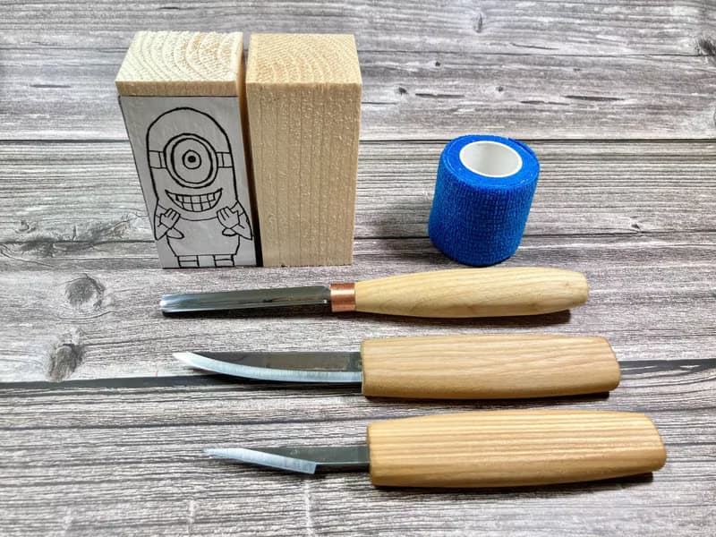 DIY 手作雕刻材料包-小小兵