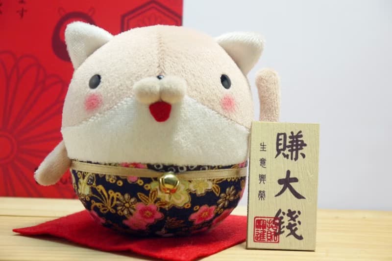 Bucute招財貓擺飾娃娃/祈福/愛情/手工/禮物/快速到貨/新年/限量/姻緣/念佛