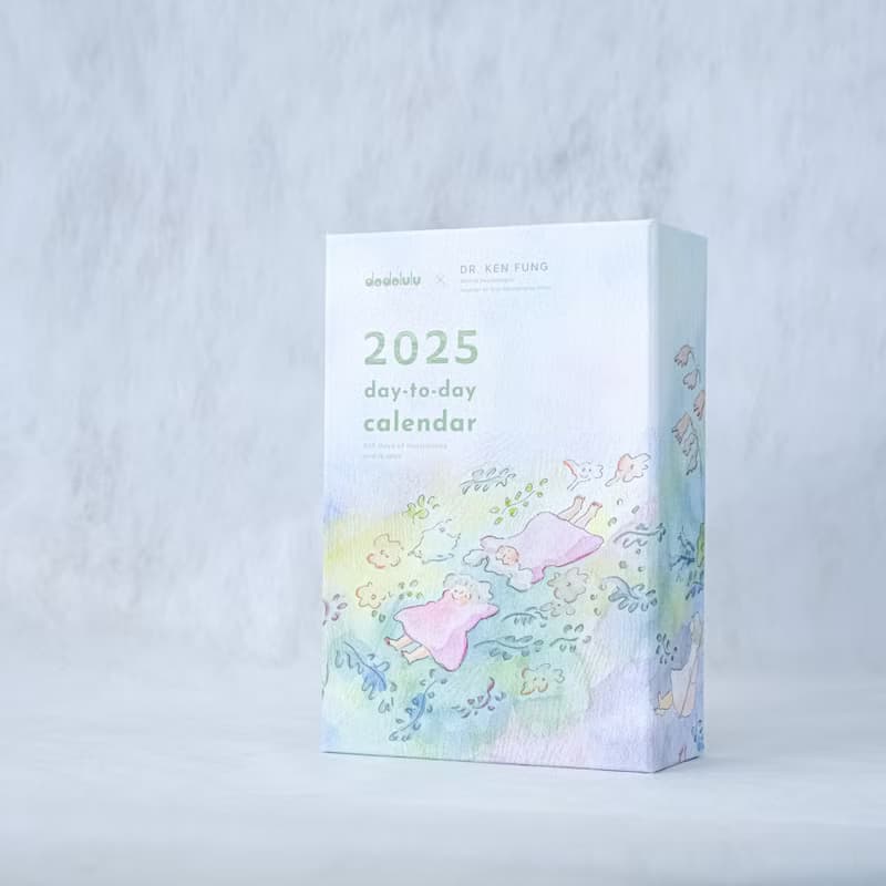 2025 365女孩日曆 | 每天一頁插畫 x 臨床心理學家語錄日曆
