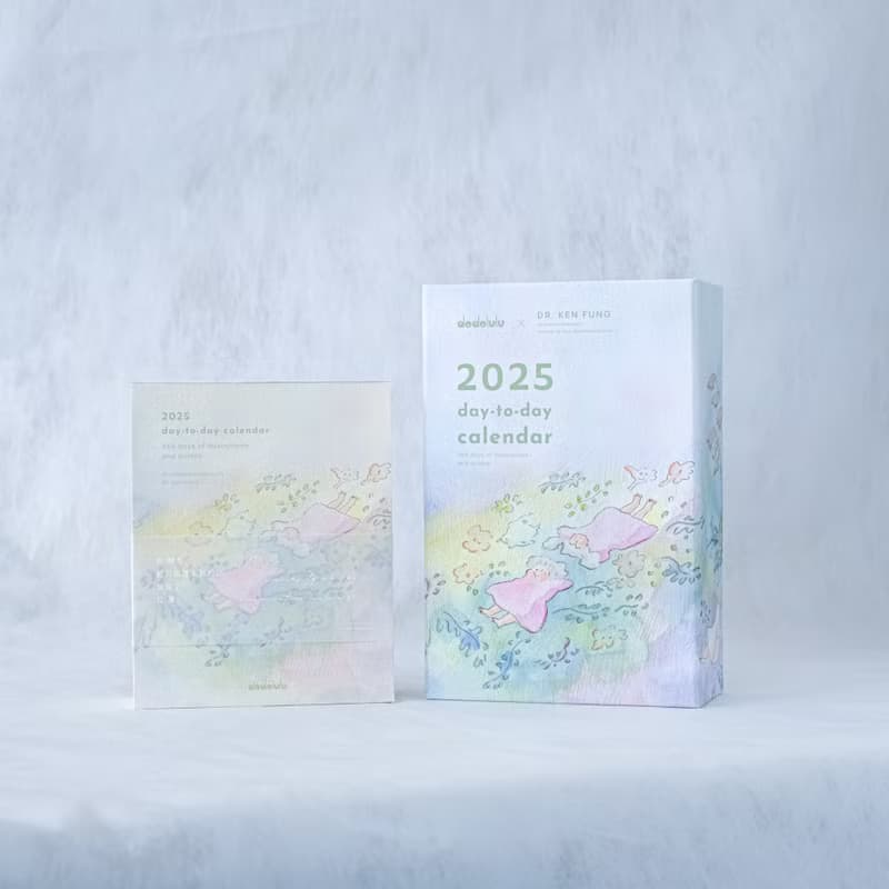 2025 365女孩日曆 | 每天一頁插畫 x 臨床心理學家語錄日曆