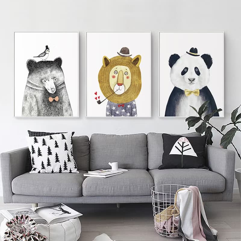 動物先生_掛畫_動物系列_台灣製造 兩個工作天快速出貨