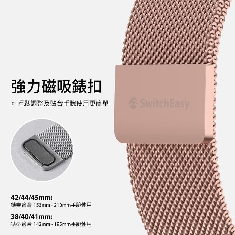 【畢業禮物】Apple Watch Mesh米蘭不鏽鋼磁吸錶帶 (Ultra/9/8/7)