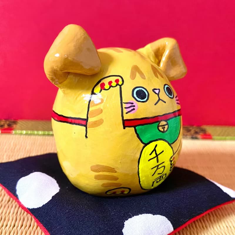 招財貓【大】蘇格蘭折耳貓