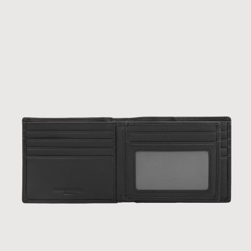 【免費升級送禮包裝】瓦拉頓-A 12卡中間翻透明窗短夾-三色