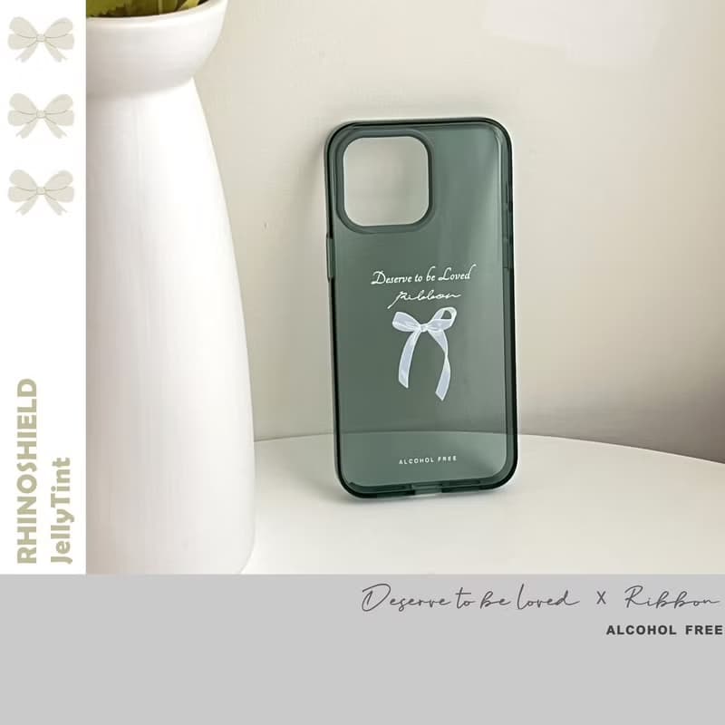 【Deserve to be loved 蝴蝶結】| JellyTint 犀牛盾 i14以上