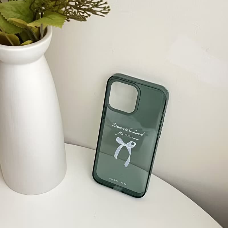 【Deserve to be loved 蝴蝶結】| JellyTint 犀牛盾 i14以上