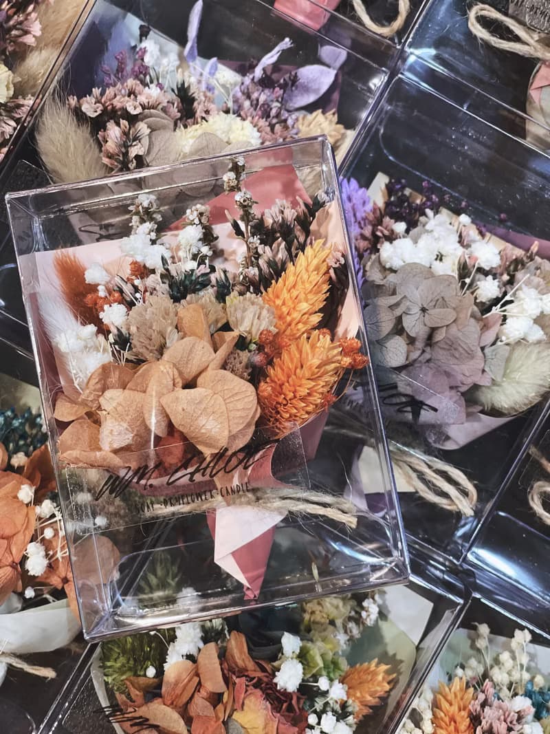 - WM - 迷你花盒 買十送一 乾燥花花束 婚禮小物 母親節花禮