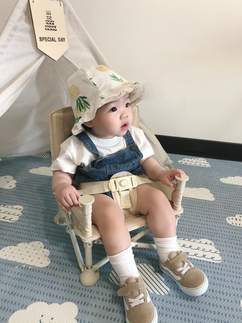 Mini恐龍 手工雙層寶寶漁夫帽 嬰兒禮物 寶寶帽 嬰兒帽 遮陽帽
