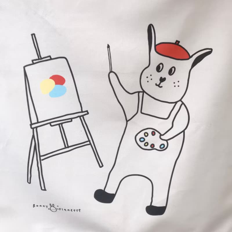 【安心出貨】Enjoy today小畫家 斜紋棉麻絨面掛布