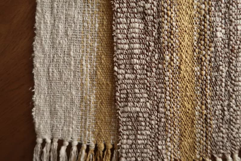 手織りマフラー　wool　chocolate×milk　gift　情人節　春節　生日禮物　Shawl (S) 51