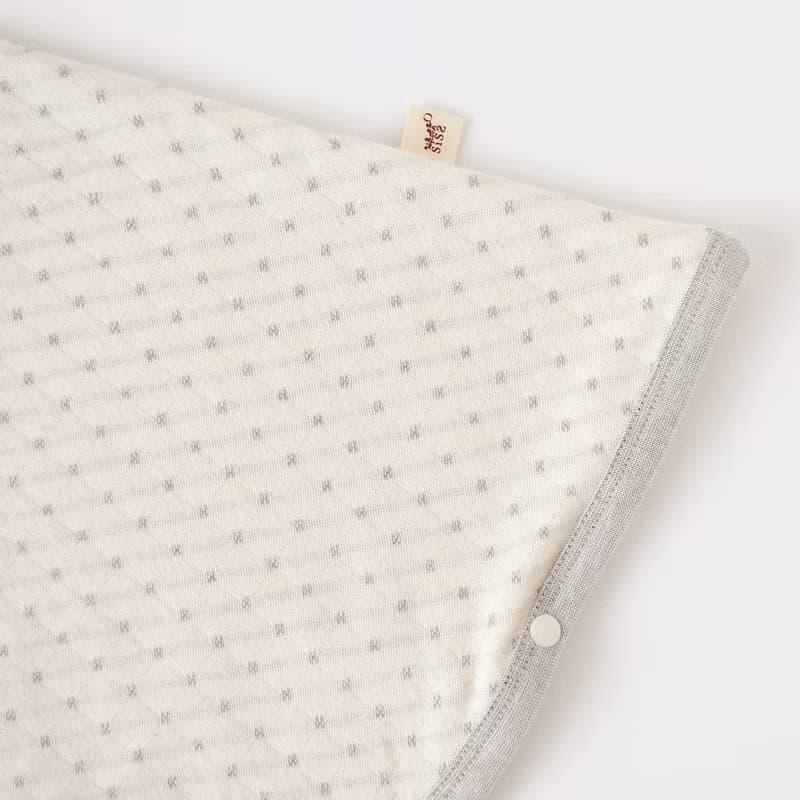 【SISSO有機棉】小鹿灰米薄披風 F