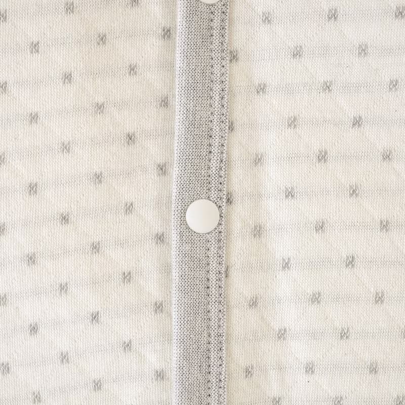 【SISSO有機棉】小鹿灰米薄披風 F