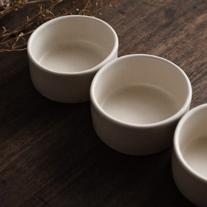 圓淺杯  穀白