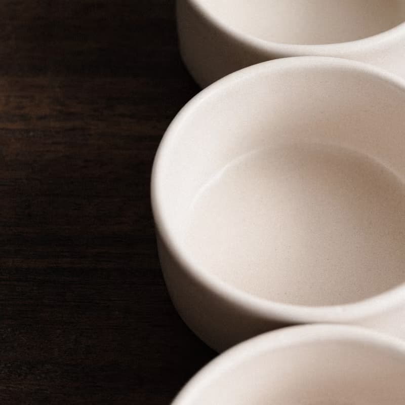圓淺杯  穀白