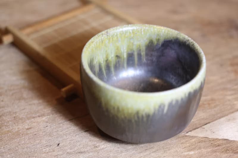 【送禮好物】天然落灰 柴燒茶碗 茶杯 陶藝名家葉敏祥手工作品