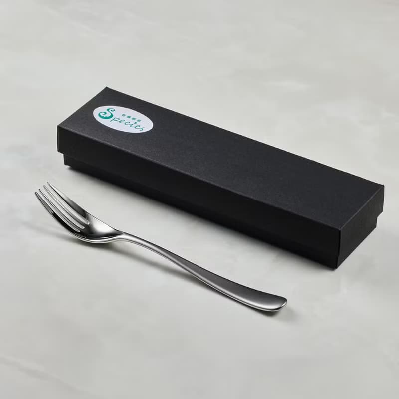 日本山崎金屬 - AQUATIQUE系列 - 霧面不鏽鋼叉匙組(2件式)