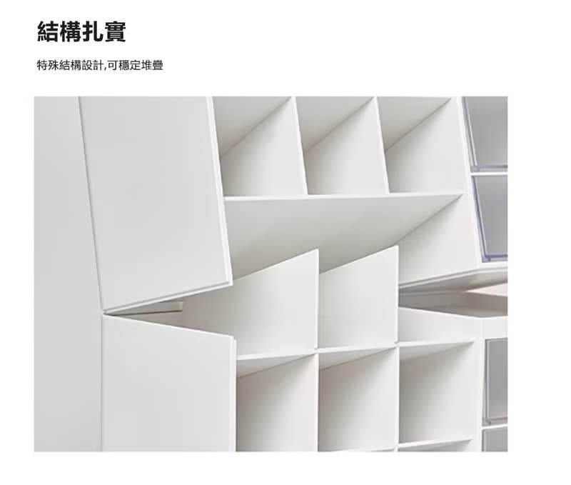 韓國原裝 SYSMAX希思美蜂巢式桌面抽屜收納置物架2.0 2入組