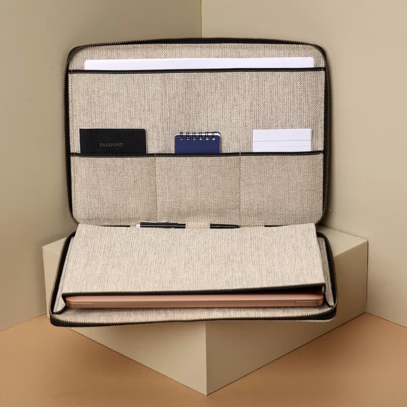 Laptop Case with Zippers