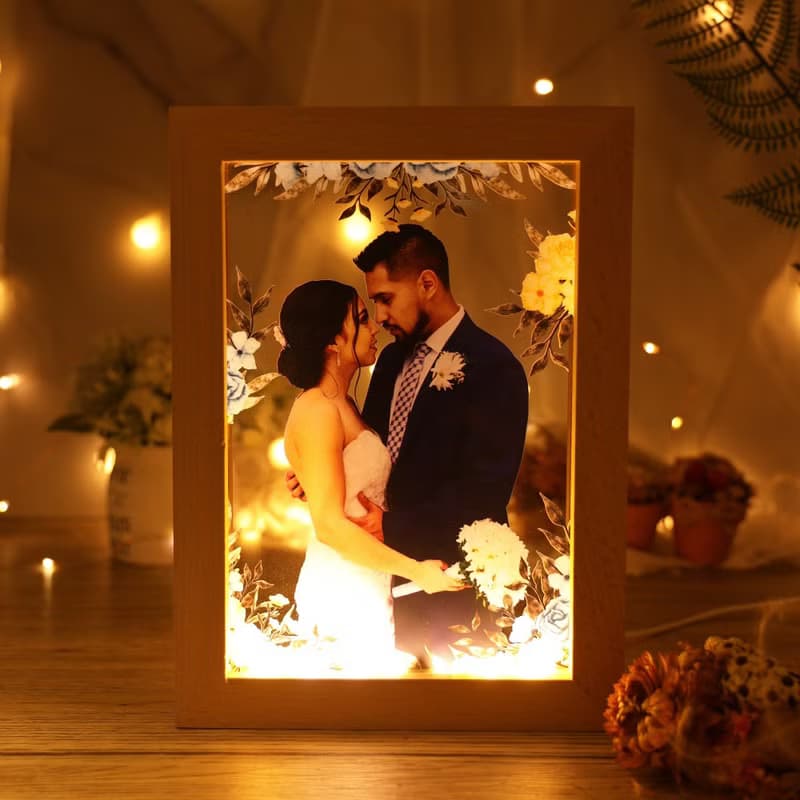 【M.U工坊】訂製夜燈/書約夜燈/照片夜燈/壓克力夜燈/結婚禮物