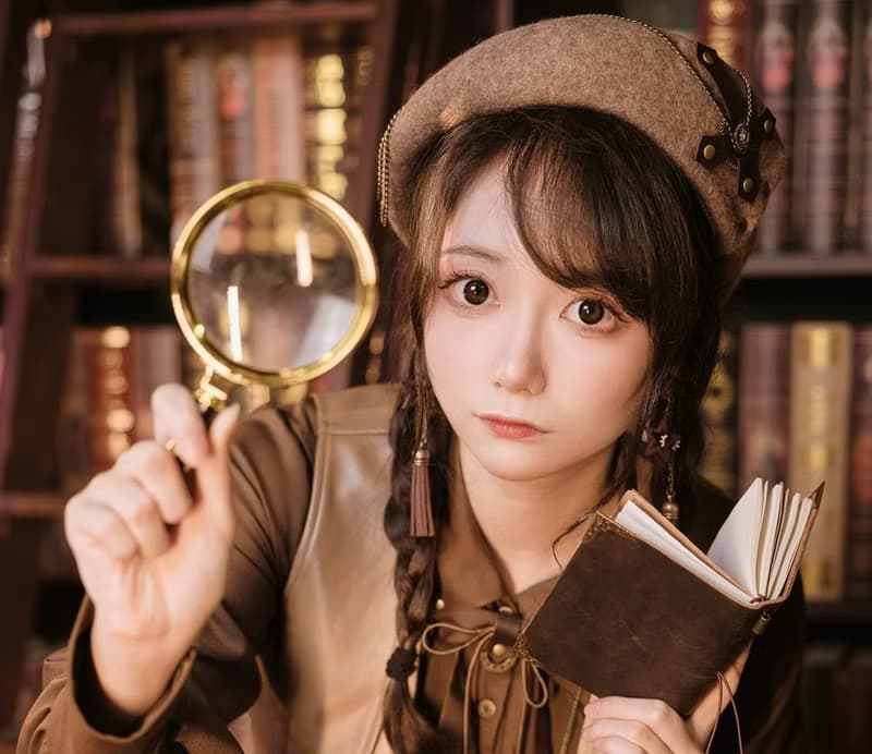 蒸汽朋克 哥特風復古 手工駝色羊毛混紡貝雷帽