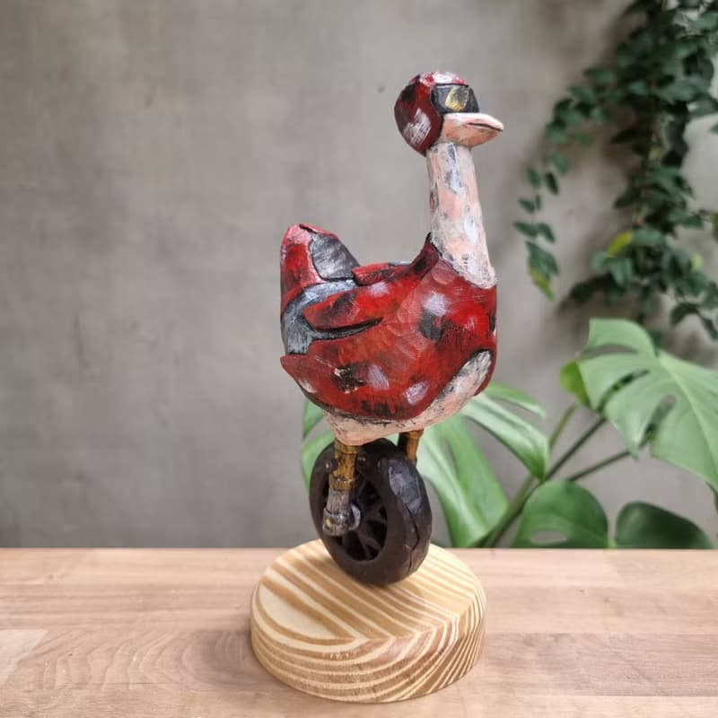Ducatrich wood carving art toy sculpture decoration