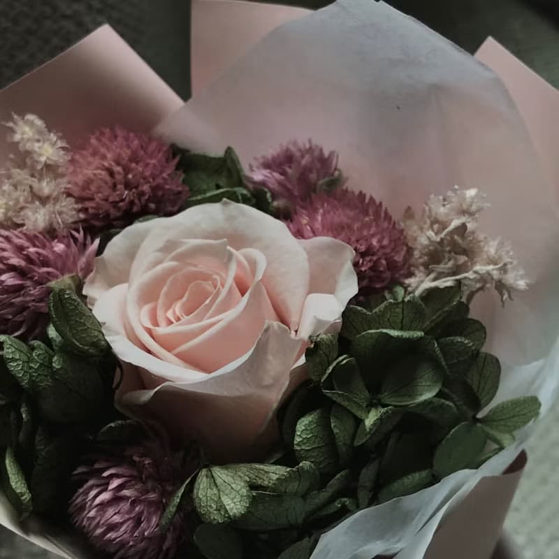 【九月・新娘花】山櫻花嫁 | 碧璽葡萄石手鍊 長度可調 水晶手鍊