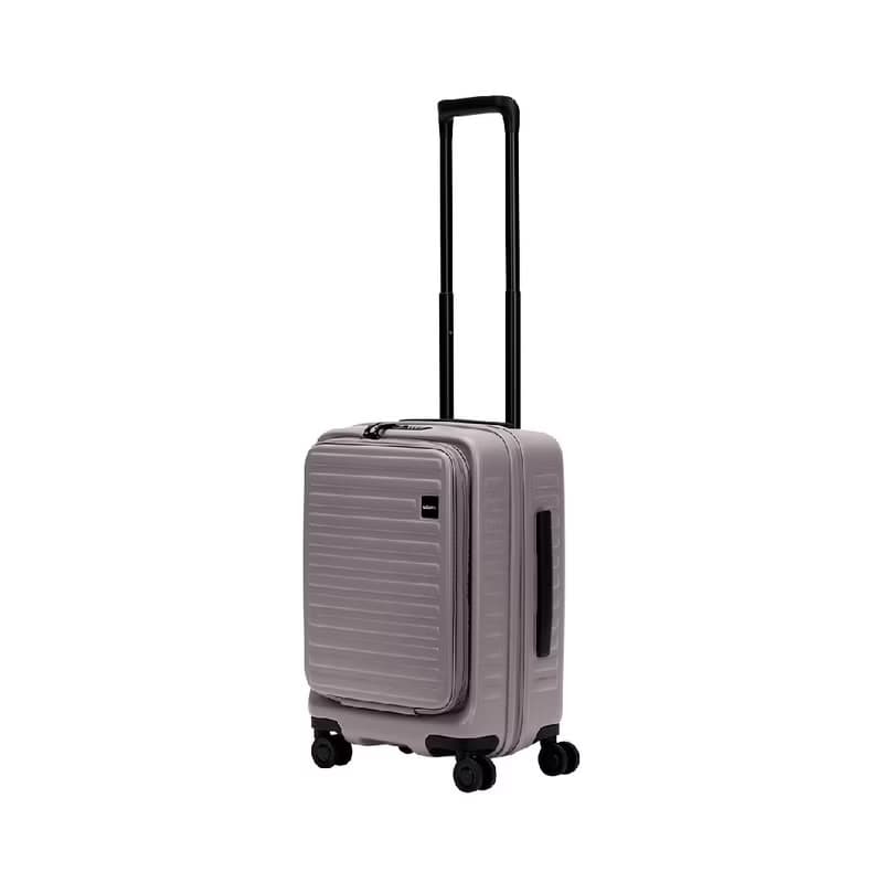 【升級版】【LOJEL】CUBO 21吋前開擴充 防盜登機箱 大地灰