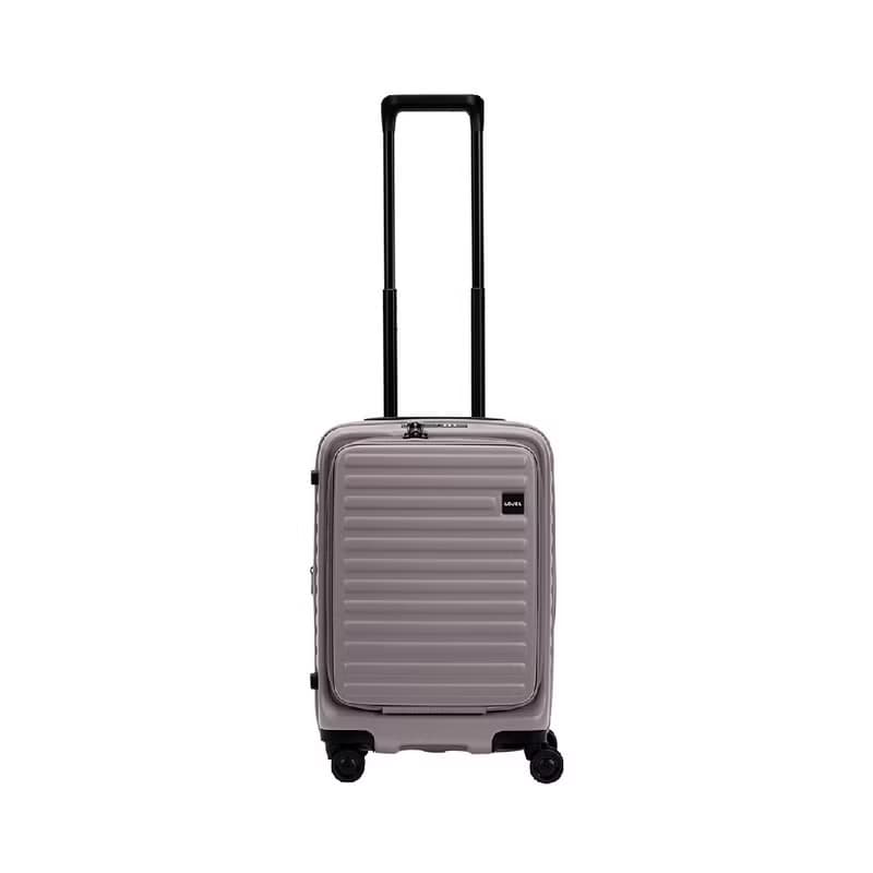 【升級版】【LOJEL】CUBO 21吋前開擴充 防盜登機箱 大地灰