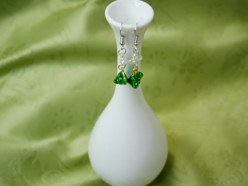 僅欣賞 端午節特供 滴油小粽子 芝芝草莓 耳飾