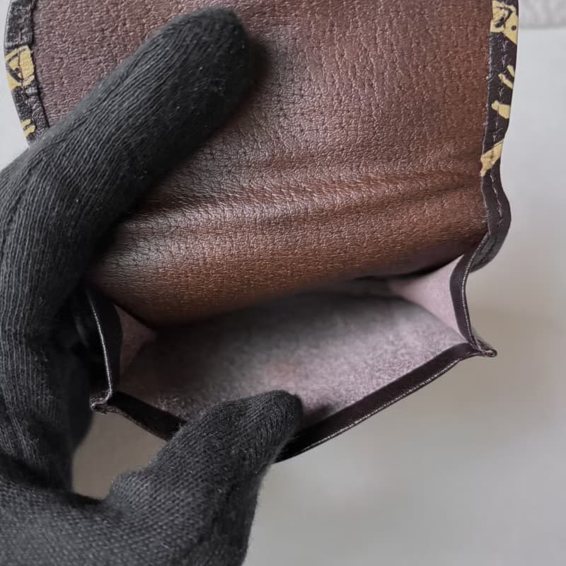 Vintage Longchamp 老花金幣小零錢包