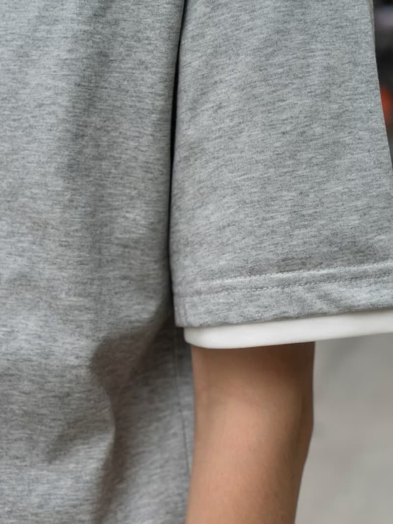 T-shirt 夏季基本款純色假兩件短袖POLO 合身剪裁Cityboy