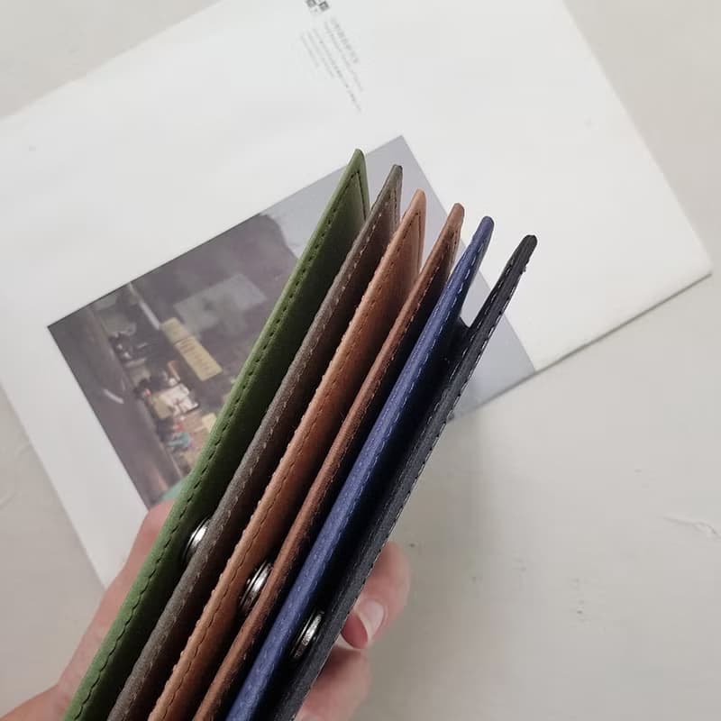 花開時刻 水洗牛皮紙夾 長夾 錢包