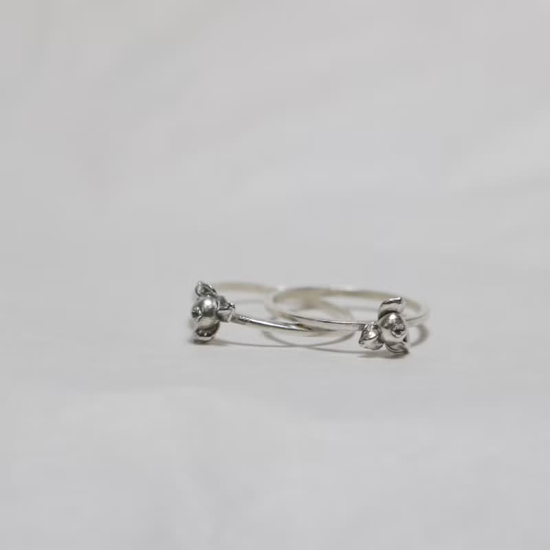 經典小藍莓 純銀戒指