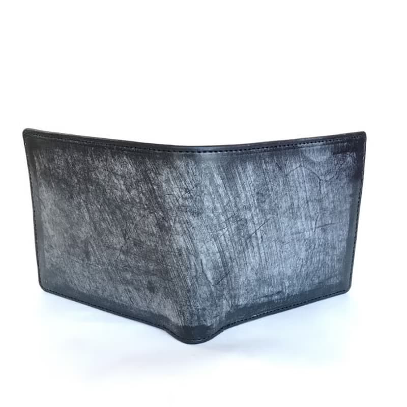 番外編Basicアートウォレット ブライドルレザーBLACK×国内産仔牛革BLACK