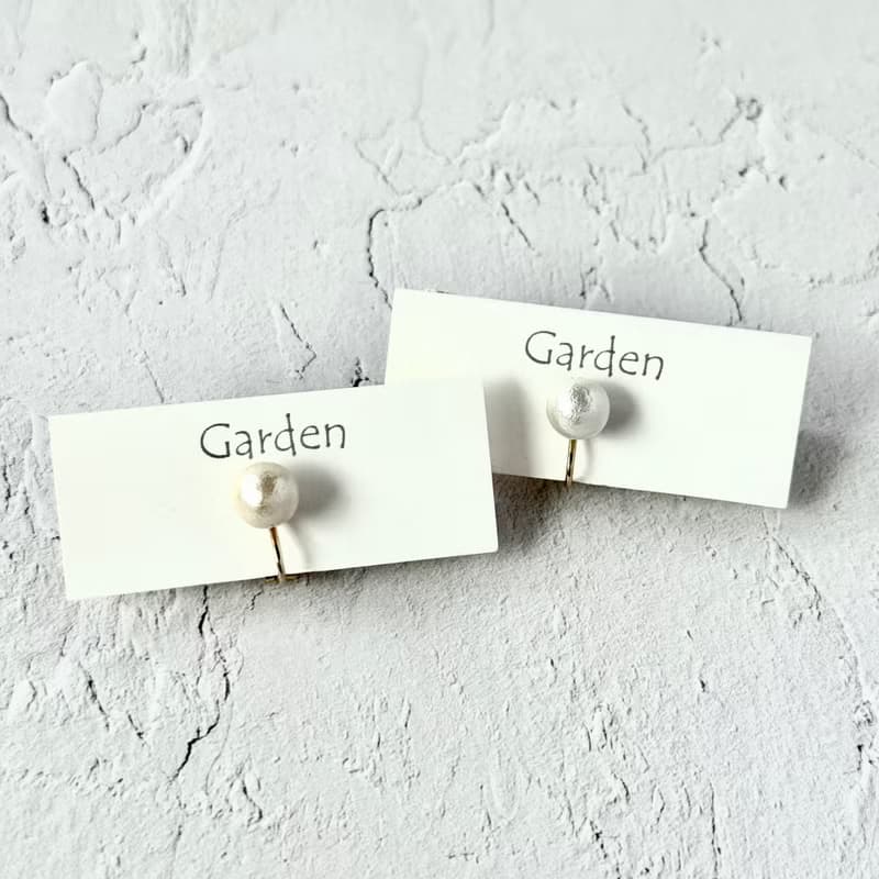 pearl ear cuff/ear clip 【8mm】【Not a pair, just one】