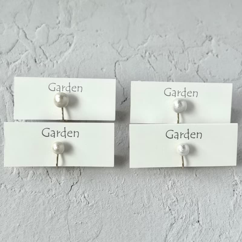 pearl ear cuff/ear clip 【8mm】【Not a pair, just one】
