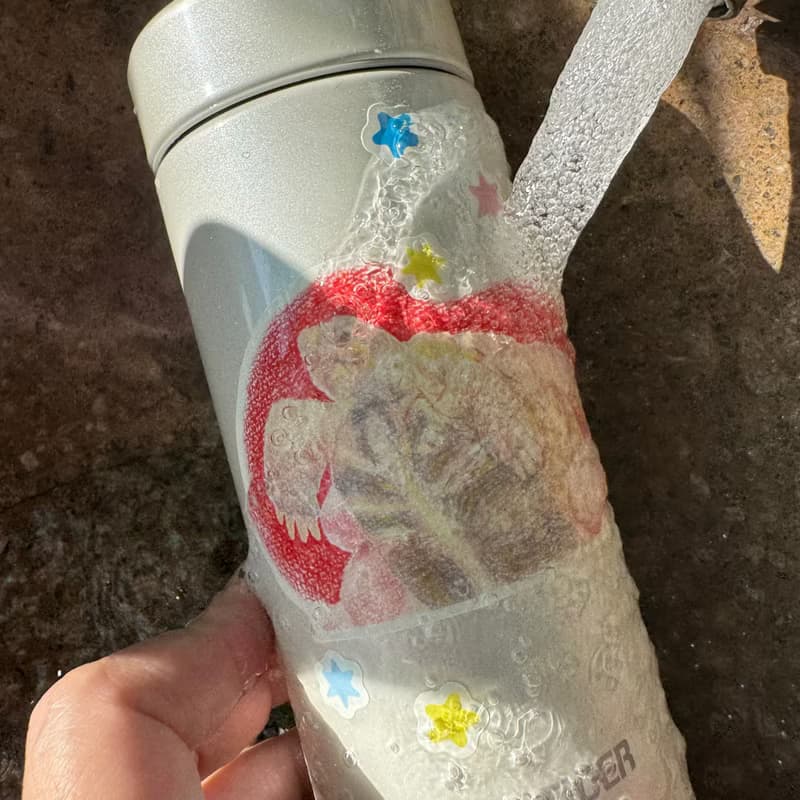 【PVC貼紙】親親動物 - 撫で撫で animals (藍)