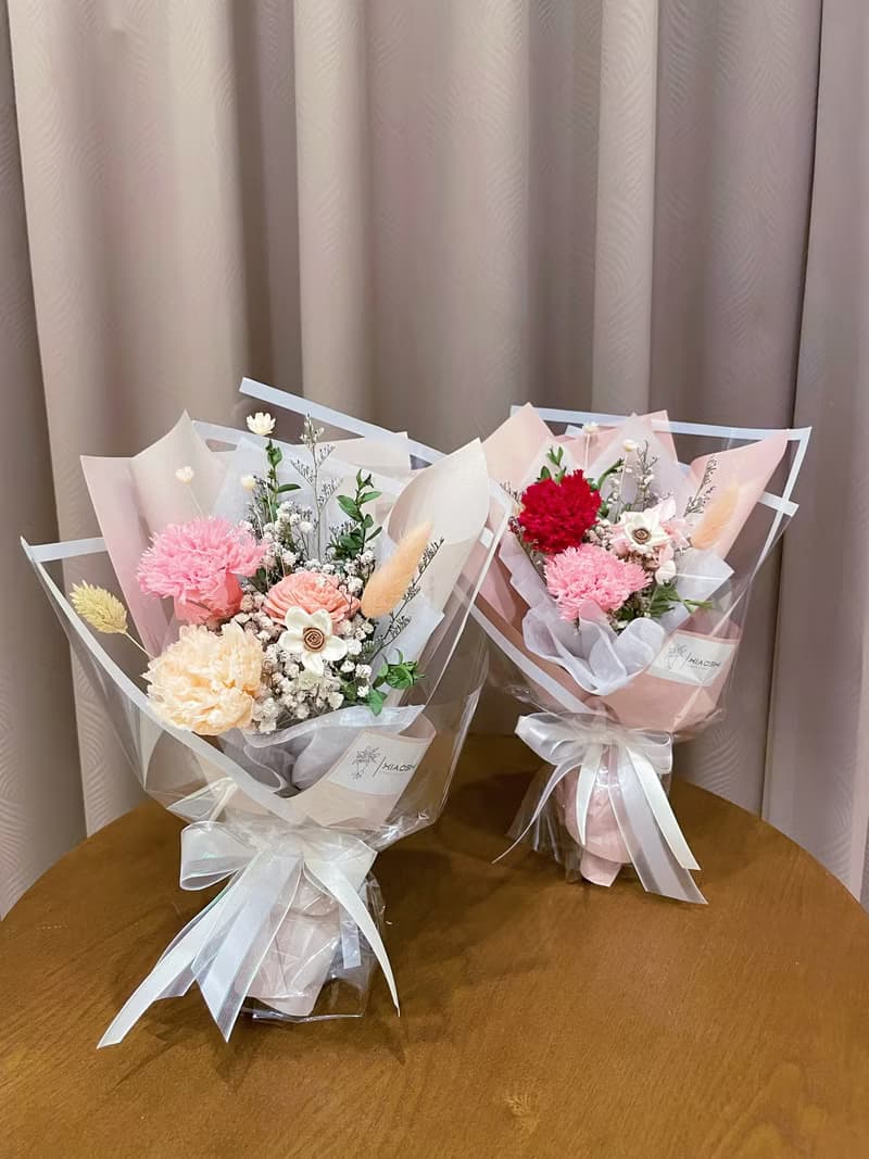 康乃馨花束 康乃馨永生花束 母親節花束 母親節禮物