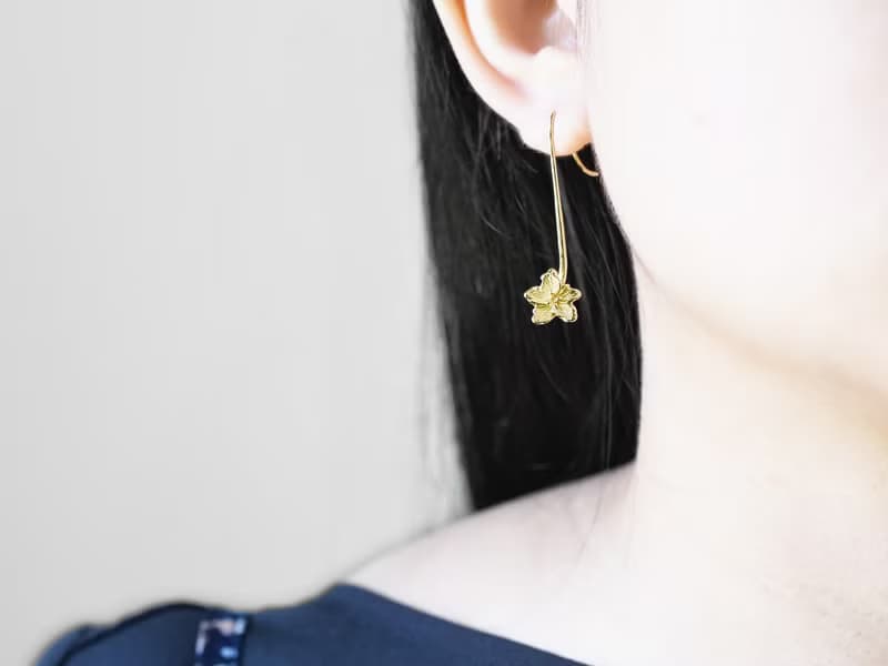杜鵑花 | K金耳環 女款 花朵 手工飾品 情人禮物