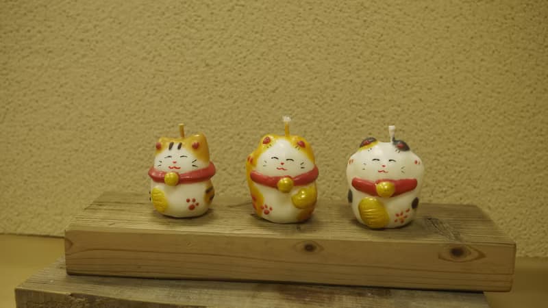 獨創招財貓香氛蠟燭