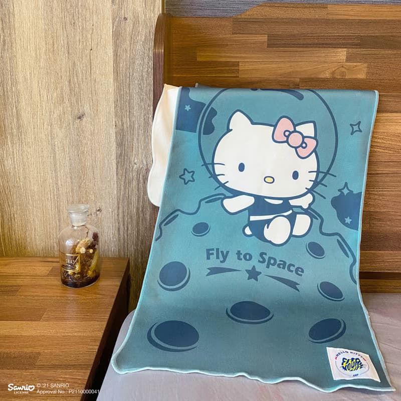 Hello Kitty 旅行/運動多用途快乾長巾 | 速吸超輕薄