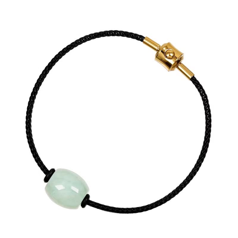 翡翠 滿色芙蓉種路路通 緬甸玉翡翠手鍊