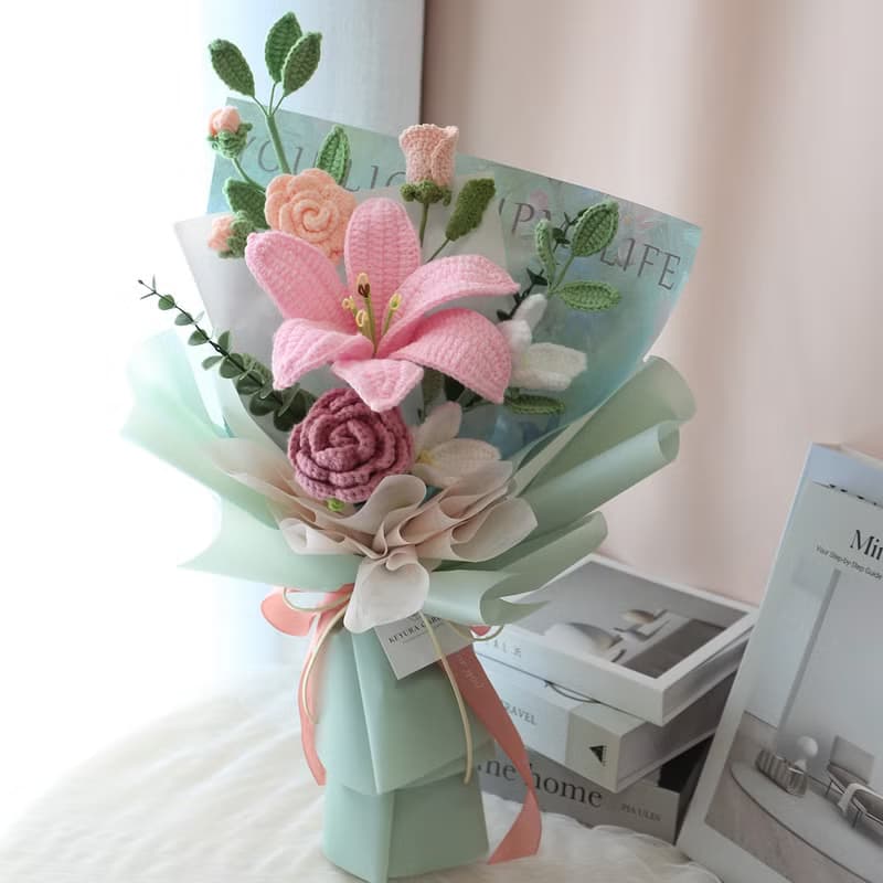 G08針織花束 / 編織花束 送禮花束